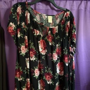 Floral Faded Glory Top